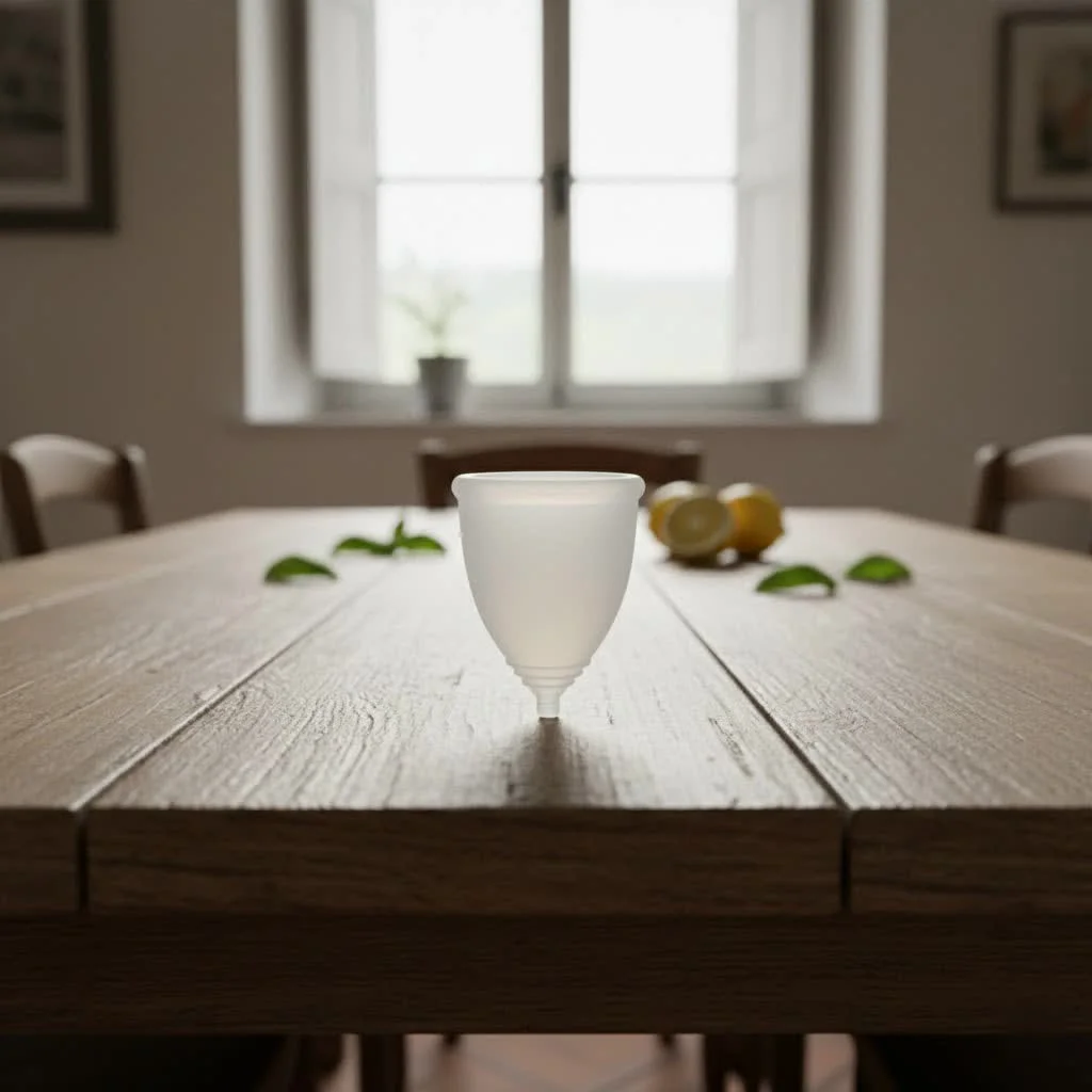 Saalt menstrual cup and packaging