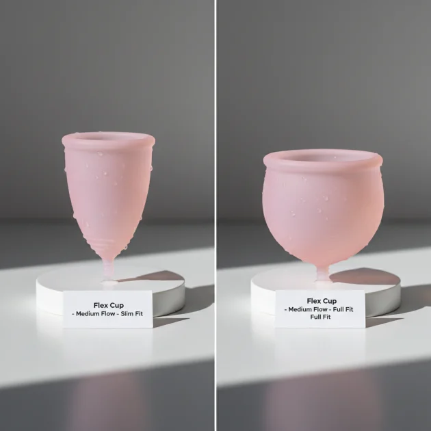 Flex Cup for Medium Flow: Slim Fit vs. Full Fit